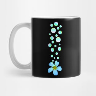 Frangipani Flower with soap bubbles Mug